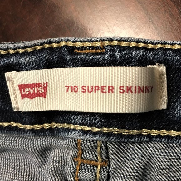 LEVI'S 710 Super Skinny Embellished Jeans | 2T - Picture 10 of 13